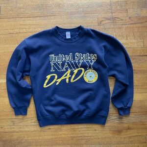 Vintage United States Navy Dad Sweatshirt Soffe Sweats‎ Mens Large
